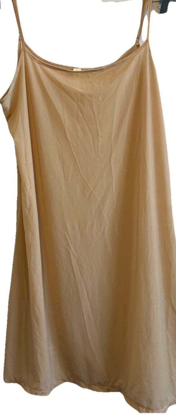 VTG Marilyn Monroe slip dress nude Minimalist Sexy Sheer Lightweight Plus SZ 1X